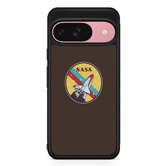 Nasa Dark Aircraft Icon Google Pixel 9 Case | Google Pixel 9 Protective Rubber Case