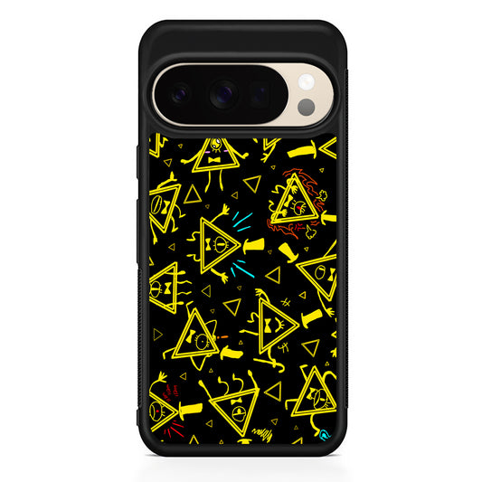 Bill Cipher Gravity Falls Doodle Google Pixel 10 Pro XL Case | Slim Google Pixel 10 Pro XL Protective Case