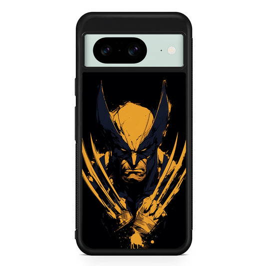Wolverine Black and Yellow Google Pixel 8 Case | Durable Protective Cover for Google Pixel 8