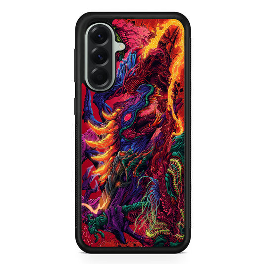 CS GO Hyper Beast Art Samsung Galaxy A56 Case | Samsung Galaxy A56 Protective Rubber Case