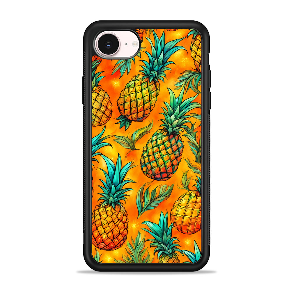 Pineapple Tropical Fruits iPhone 17e Case - Silicone Case