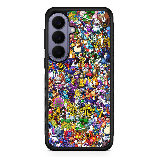 Pokemon All Characters Samsung Galaxy S26 Case | Durable Rubber Case for Samsung Galaxy S26