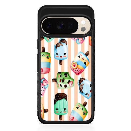 Cute Face Ice Cream Stick Google Pixel 10 Pro XL Case | Slim Google Pixel 10 Pro XL Protective Case