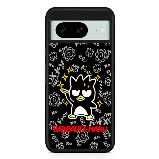 Badtz Maru Sanrio Black Google Pixel 8 Case | Durable Protective Cover for Google Pixel 8