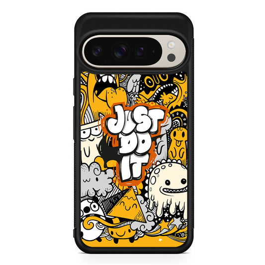 Nike Make Smile with Doodle Google Pixel 9 Pro Case | Slim Protective Cover