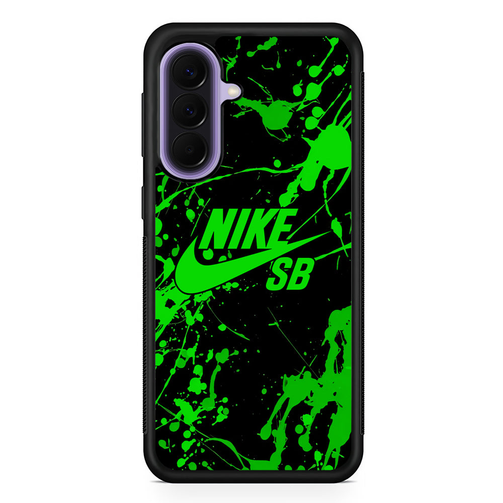 Nike Green Paint Splash Samsung Galaxy A57 Case | Samsung Galaxy A57 Protective Cover