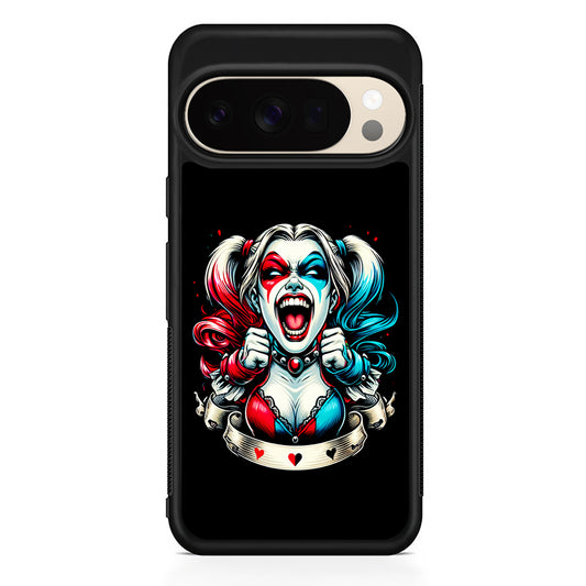 Harley Quinn Scream Google Pixel 10 Pro XL Case | Slim Google Pixel 10 Pro XL Protective Case