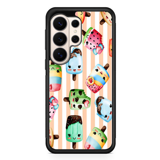Cute Face Ice Cream Stick Samsung Galaxy S26 Ultra Case | Slim Protective Case for Samsung Galaxy S26 Ultra