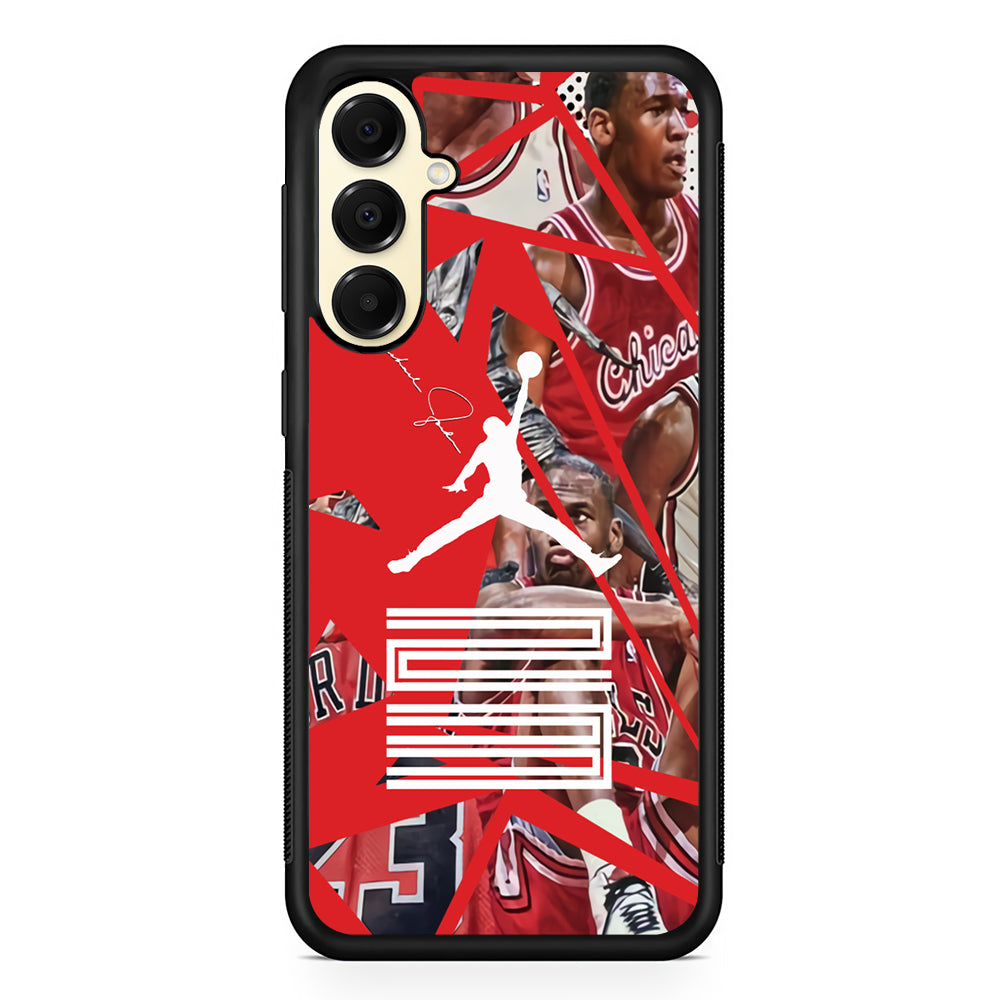 Air Jordan Spirit of Soul Samsung Galaxy A16 Case | Slim Rubber Case for Samsung Galaxy A16