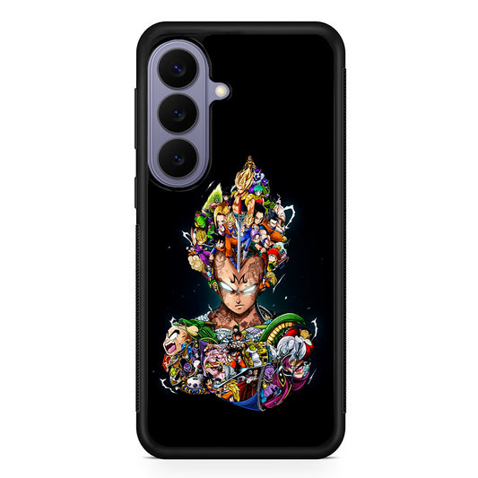 Dragon Ball Vegeta and Friends Samsung Galaxy S26 Case | Durable Rubber Case for Samsung Galaxy S26