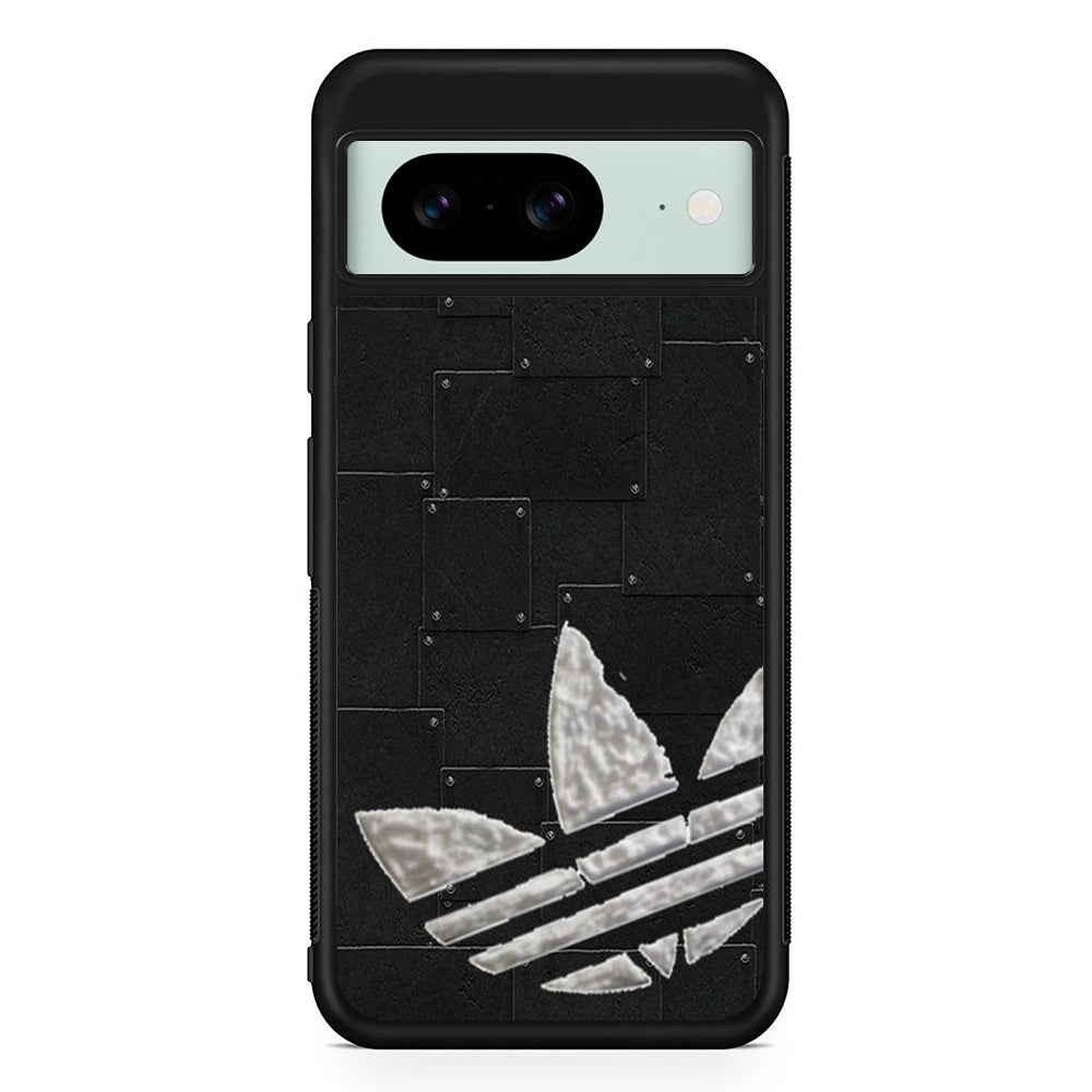 Adidas Metal Skin Logo Google Pixel 8 Case | Durable Protective Cover for Google Pixel 8