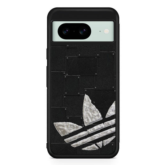 Adidas Metal Skin Logo Google Pixel 8 Case | Durable Protective Cover for Google Pixel 8