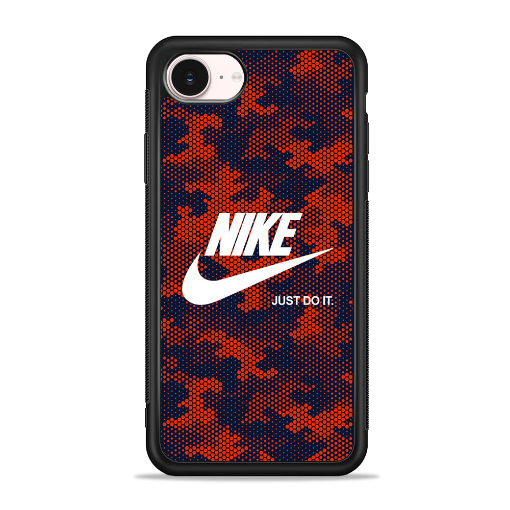 Nike Vibes Camo Hexagon iPhone 17e Case - Silicone Case