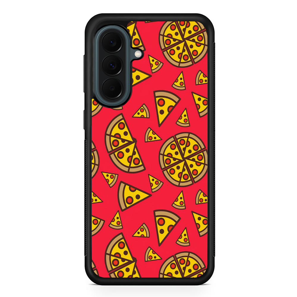 Pizza Slice Pattern Samsung Galaxy A37 Case | Samsung Galaxy A37 Rubber Phone Case