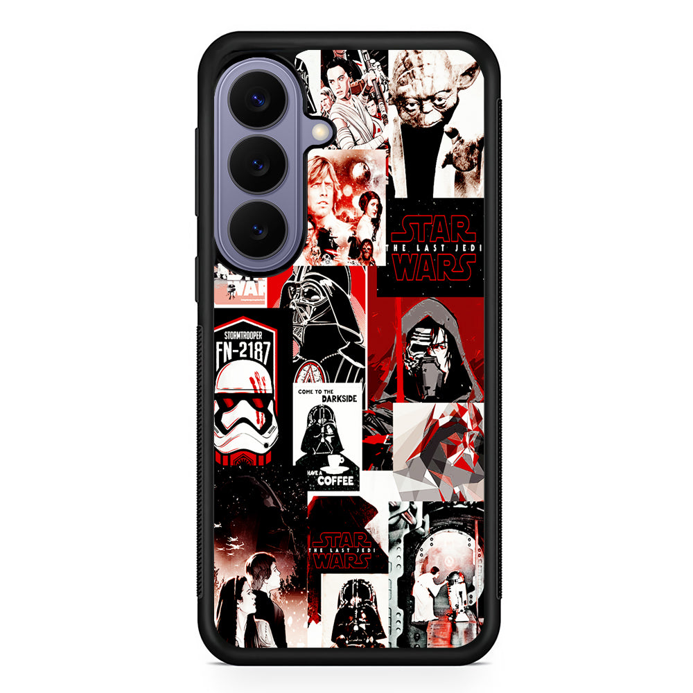 Star Wars Aesthetic Collage Samsung Galaxy S26 Case | Durable Rubber Case for Samsung Galaxy S26