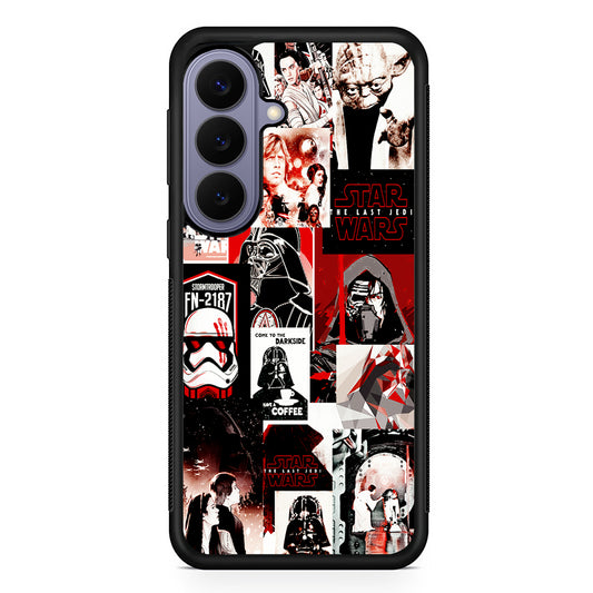 Star Wars Aesthetic Collage Samsung Galaxy S26 Case | Durable Rubber Case for Samsung Galaxy S26