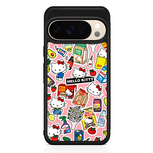 Hello Kitty Stickers Google Pixel 10 Pro XL Case | Slim Google Pixel 10 Pro XL Protective Case