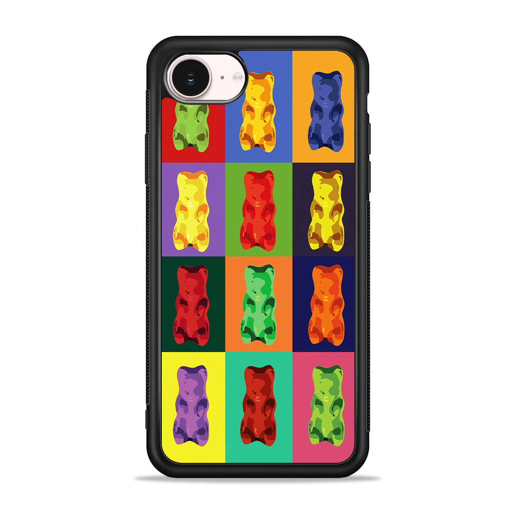 Gummy Bear Pop Art iPhone 17e Case - Silicone Case