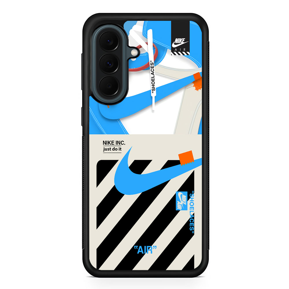 Nike Shoelaces Top Seal Samsung Galaxy A37 Case | Samsung Galaxy A37 Rubber Phone Case