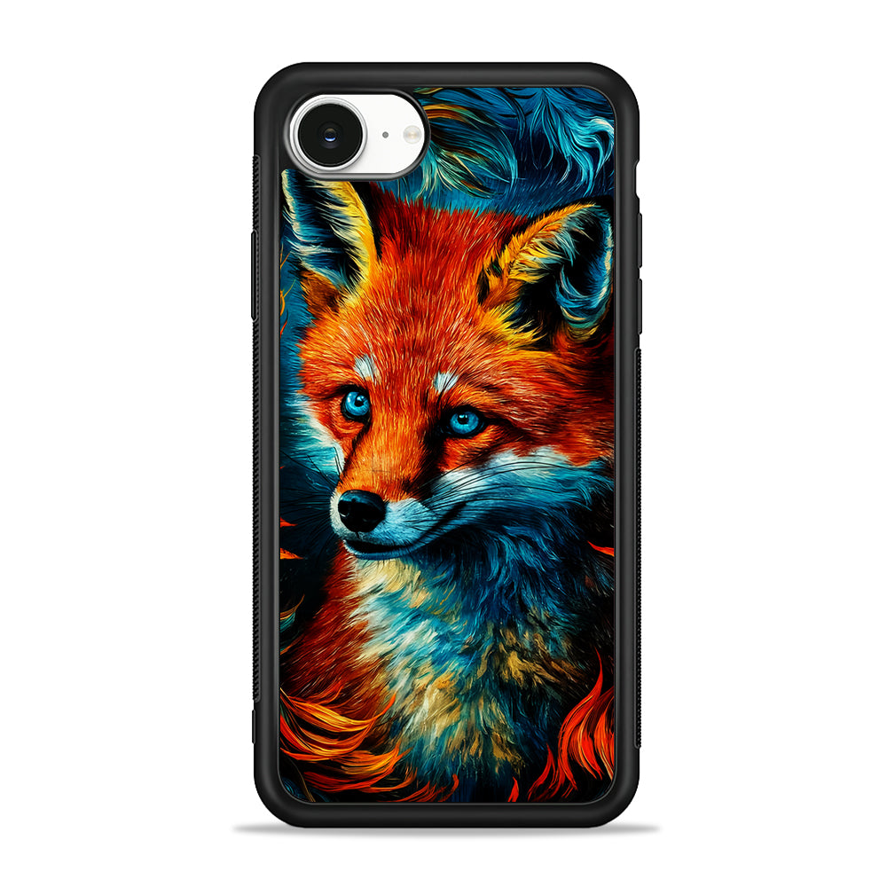 Painting Of A Fox iPhone 16e Case | Protective Phone Cover