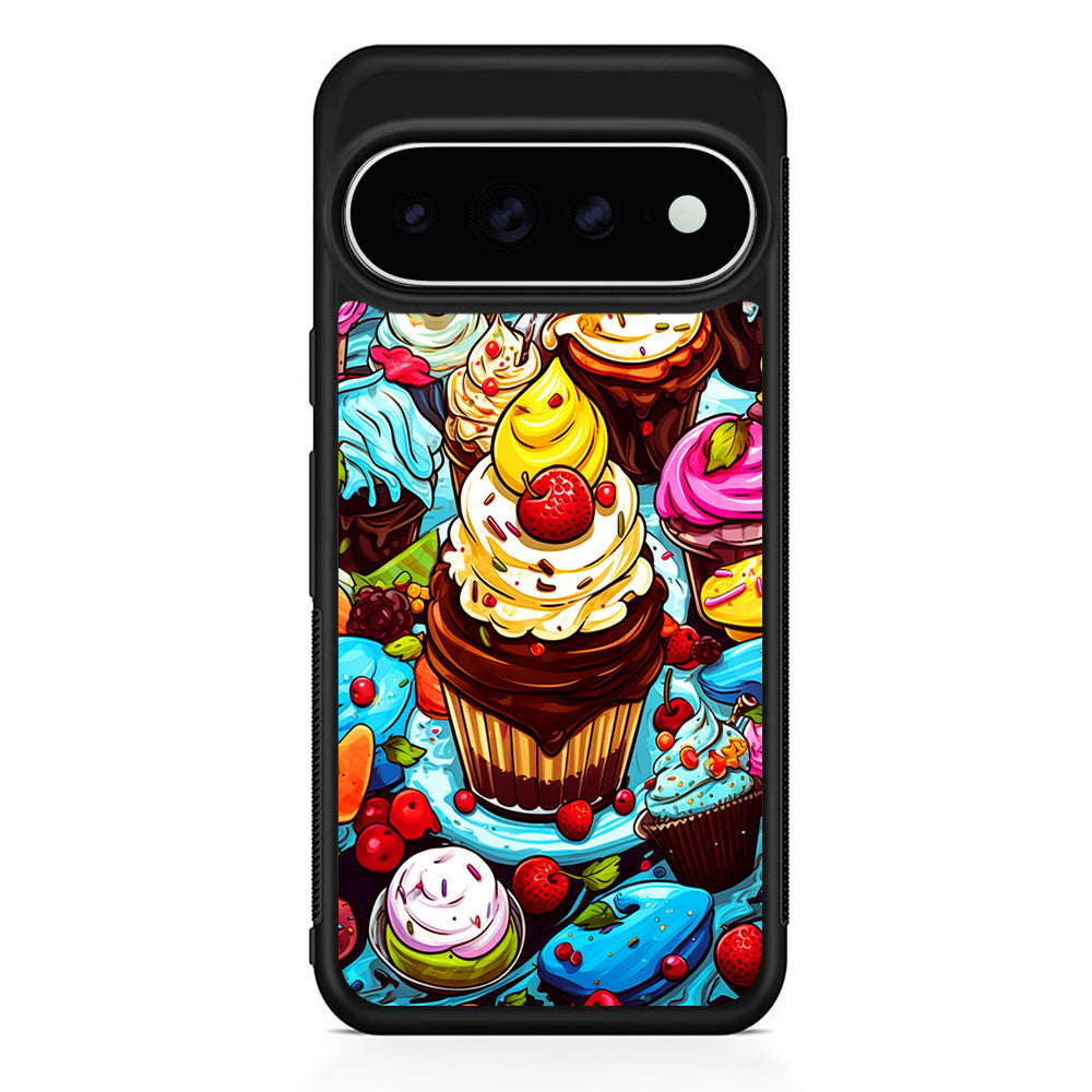 Sweet Desserts Food Doodle Google Pixel 11 Pro XL Case - Custom Design Protective Case