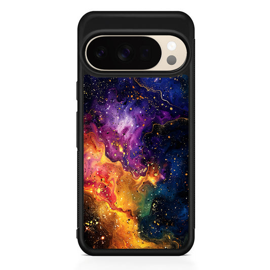 Sparkling Vibrant Abstract Fluid Google Pixel 10 Pro XL Case | Slim Google Pixel 10 Pro XL Protective Case