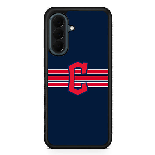 MLB Cleveland Guardians Team Samsung Galaxy A37 Case | Samsung Galaxy A37 Rubber Phone Case