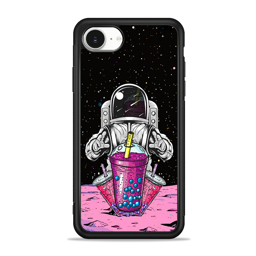 Astronaut and Bubble Ice iPhone 16e Case | Protective Phone Cover