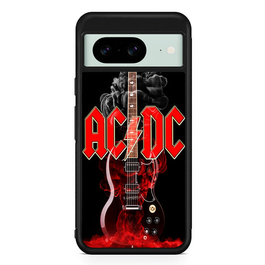 ACDC Rock Guitar Google Pixel 8 Case | Durable Protective Cover for Google Pixel 8