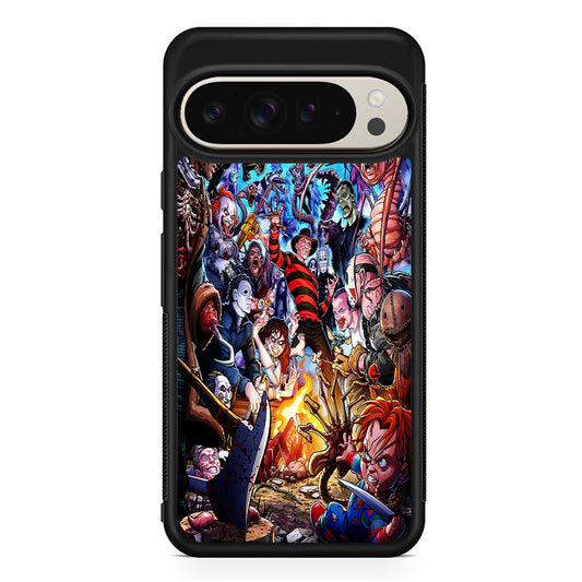 Scary Movie Horror Main Characters Google Pixel 9 Pro Case | Slim Protective Cover
