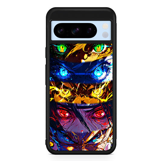 Various Kinds of Anime Eyes Google Pixel 8 Pro Case | Slim Rubber Case for Google Pixel 8 Pro