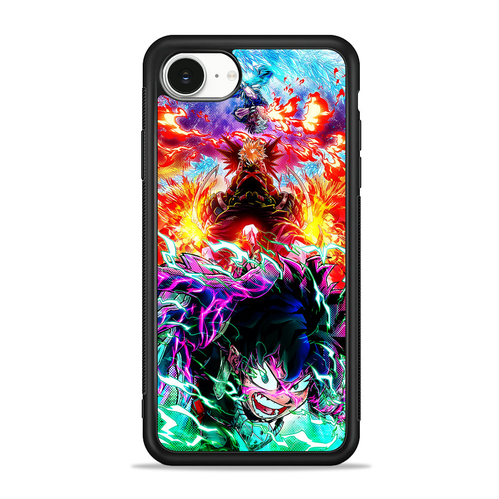 My Hero Academia Izuku and Friends iPhone 16e Case | Protective Phone Cover