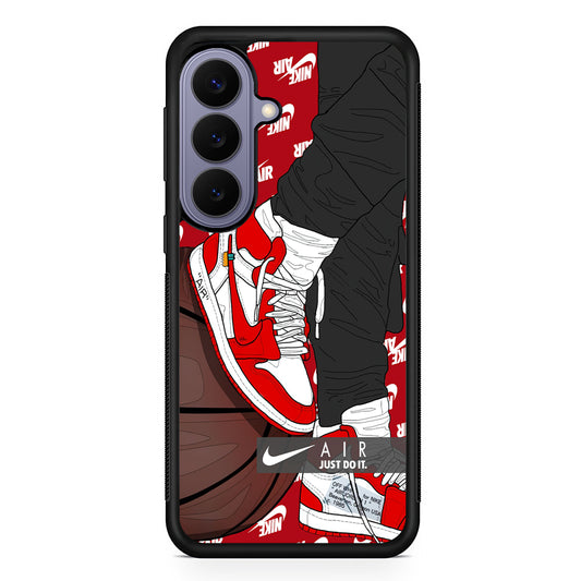 Nike Shiny Red Lava Samsung Galaxy S26 Case | Lightweight Samsung Galaxy S26 Phone Case