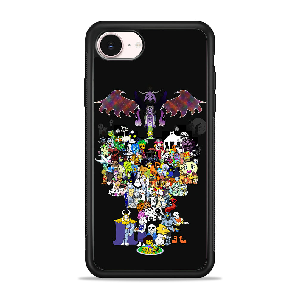 Undertale All Characters iPhone 17e Case - Silicone Case
