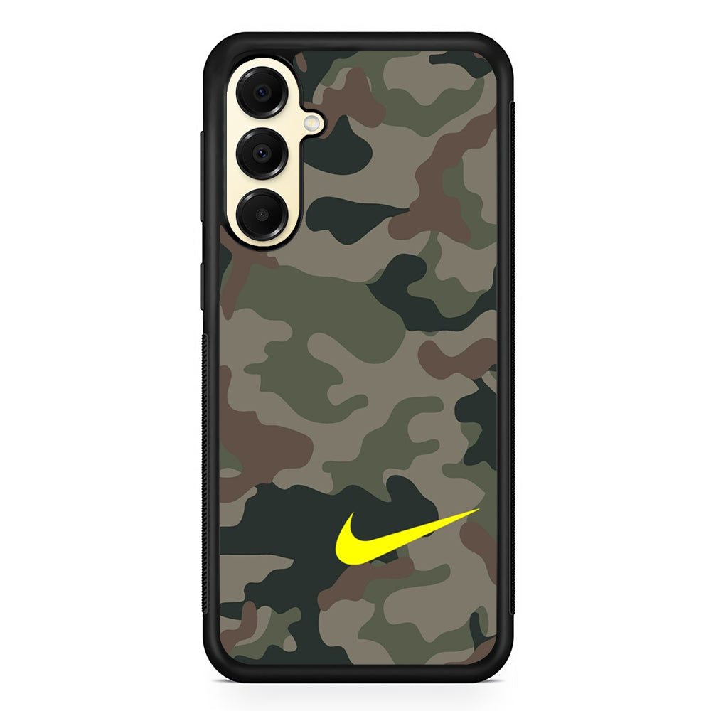 Nike Camo Yellow Alert Samsung Galaxy A16 Case | Custom Protective Samsung Galaxy A16 Case