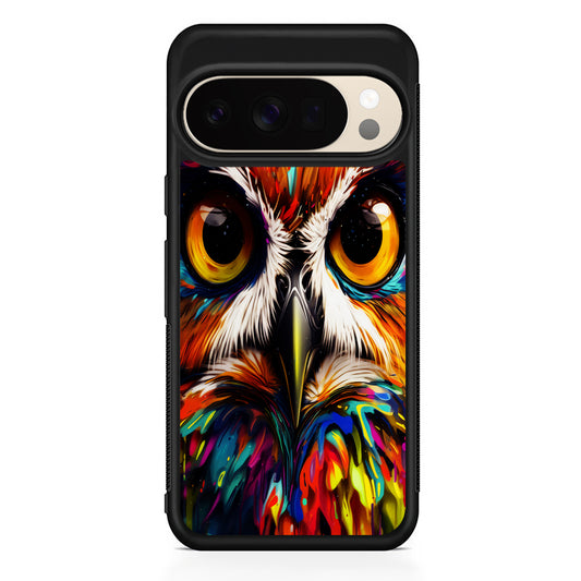 Colorful Owl Face Google Pixel 10 Pro XL Case | Slim Google Pixel 10 Pro XL Protective Case