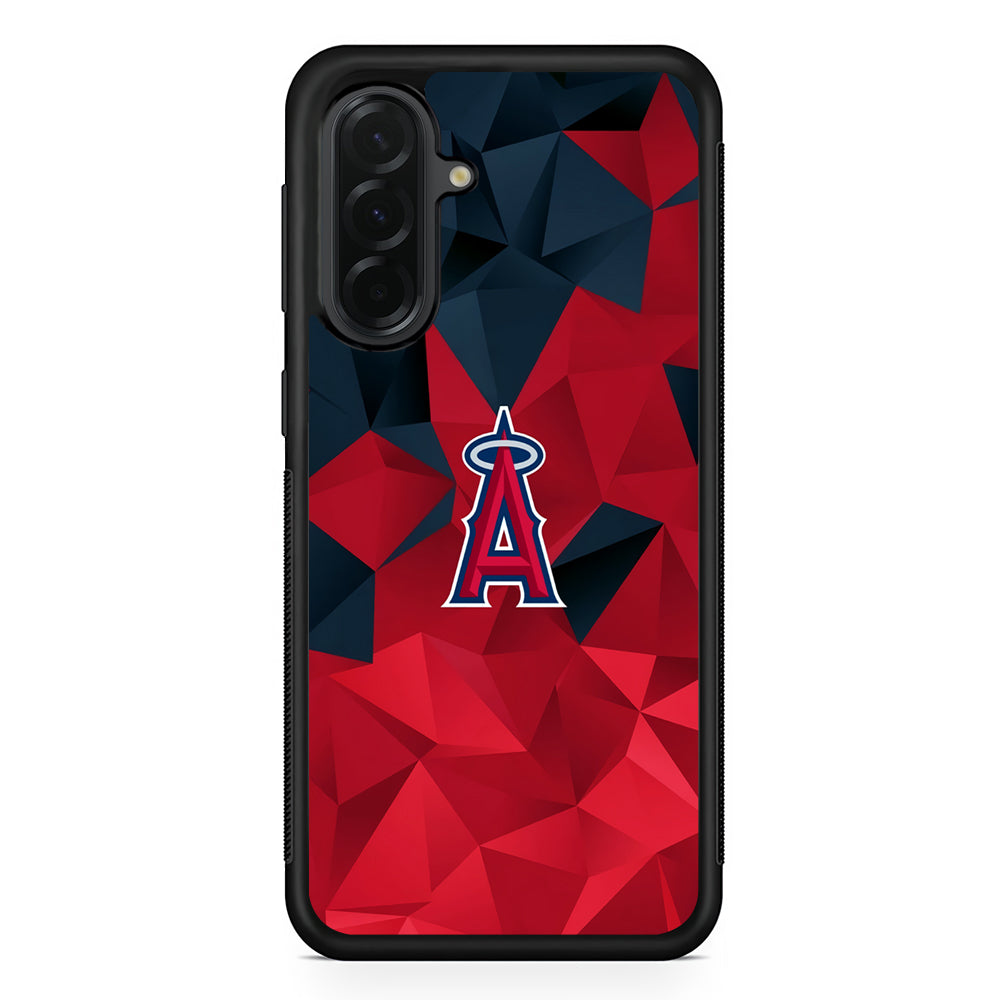 MLB Los Angeles Angels Team Samsung Galaxy A36 Case | Protective Rubber Cover