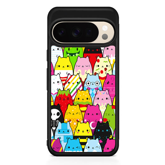 Various Cats Cartoon Google Pixel 10 Pro XL Case | Slim Google Pixel 10 Pro XL Protective Case