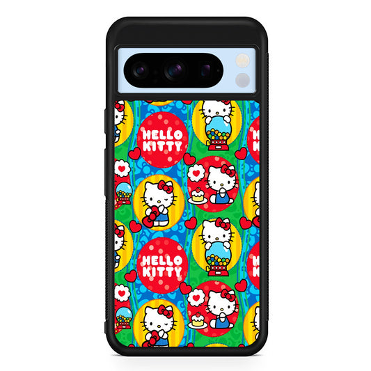 Hello Kitty Art of Momment Google Pixel 8 Pro Case | Slim Rubber Case for Google Pixel 8 Pro