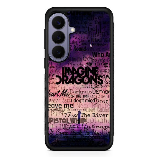 Imagine Dragons Poster Art Samsung Galaxy S26 Case | Durable Rubber Case for Samsung Galaxy S26