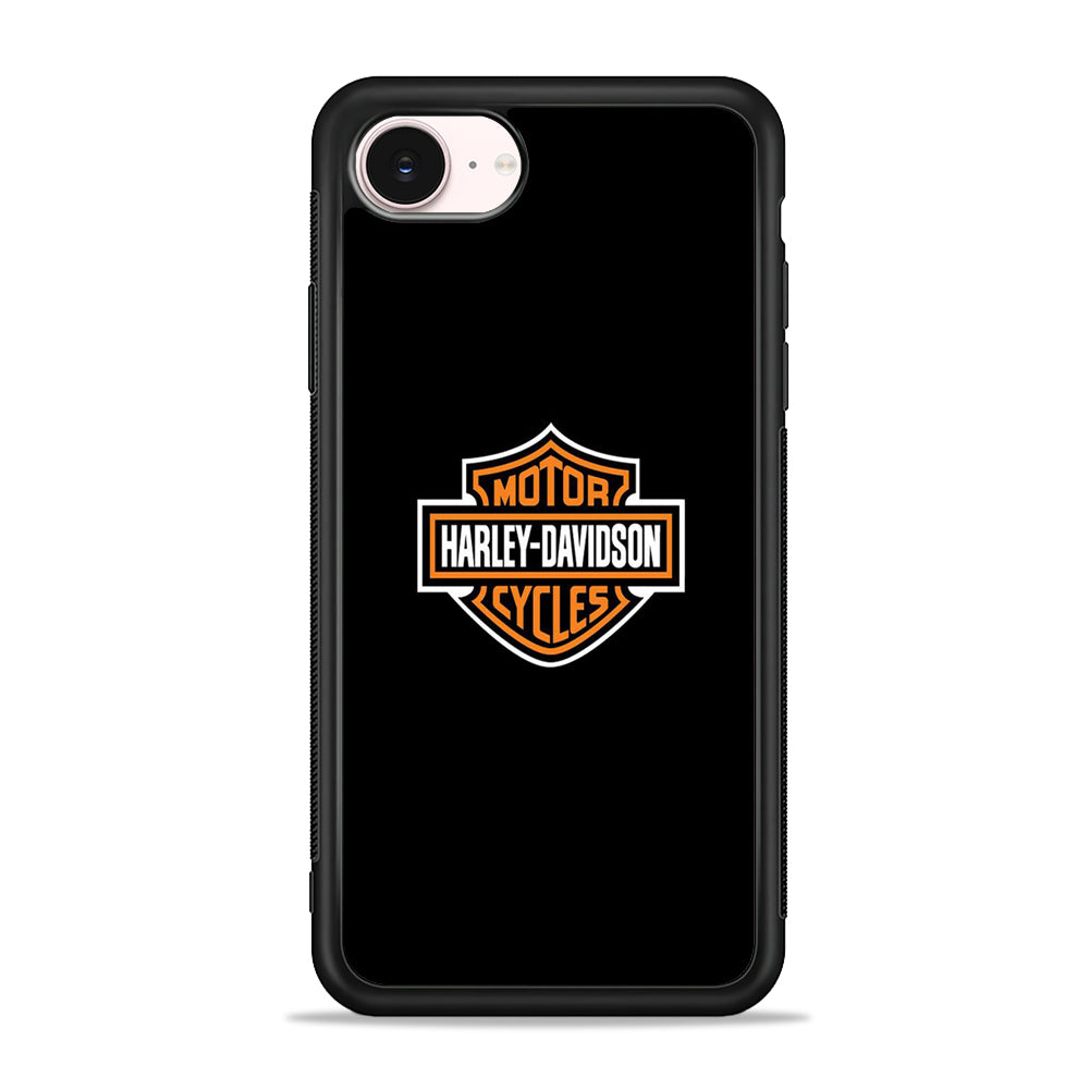 Harley Davidson Logo Black iPhone 17e Case - Silicone Case