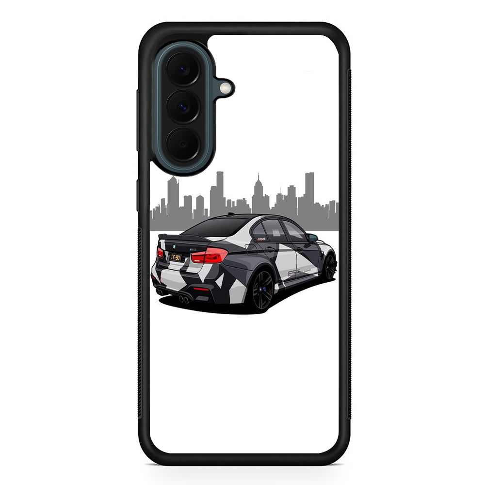 BMW M3 F80 Car White Samsung Galaxy A37 Case | Custom Samsung Galaxy A37 Protective Cover