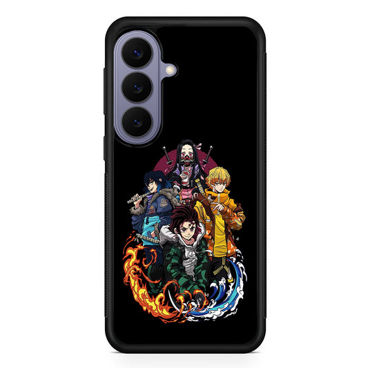 Demon Slayer Hoodie Style Samsung Galaxy S26 Case | Durable Rubber Case for Samsung Galaxy S26