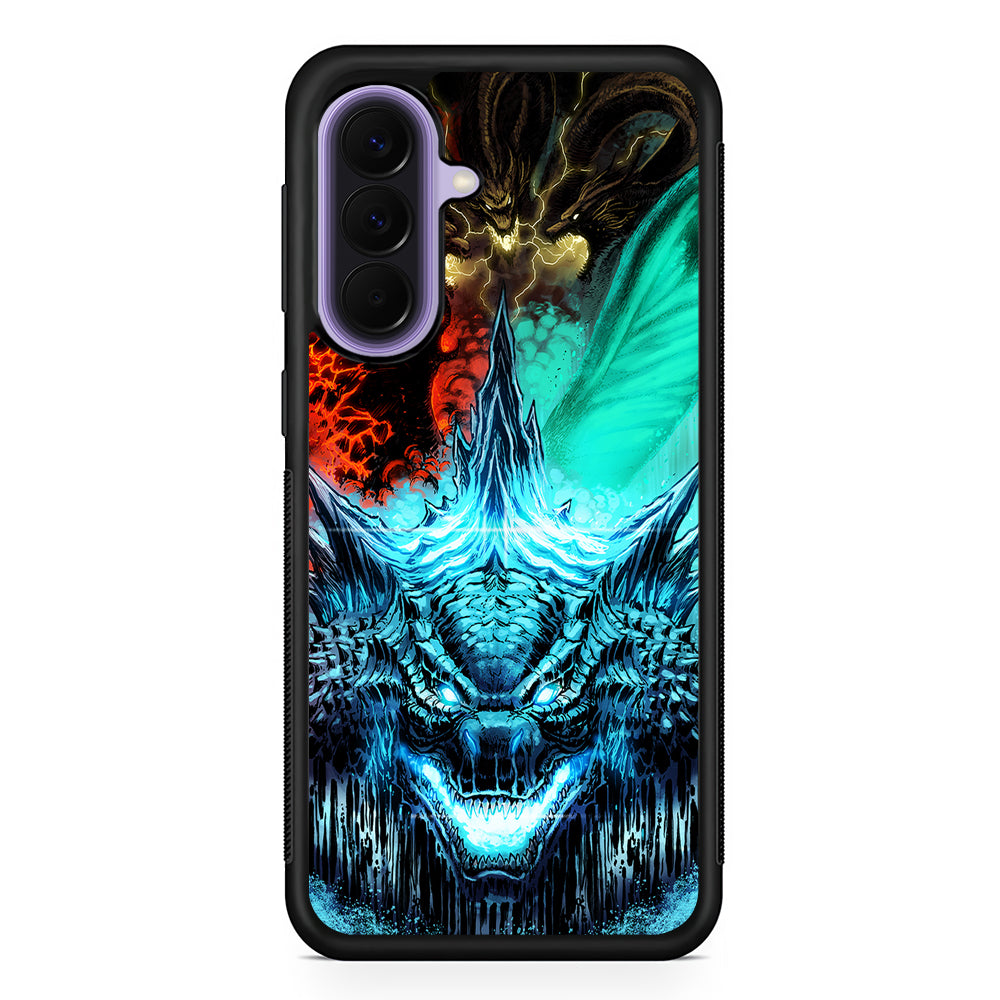 Godzilla and Kaiju Samsung Galaxy A57 Case | Slim Samsung Galaxy A57 Rubber Case