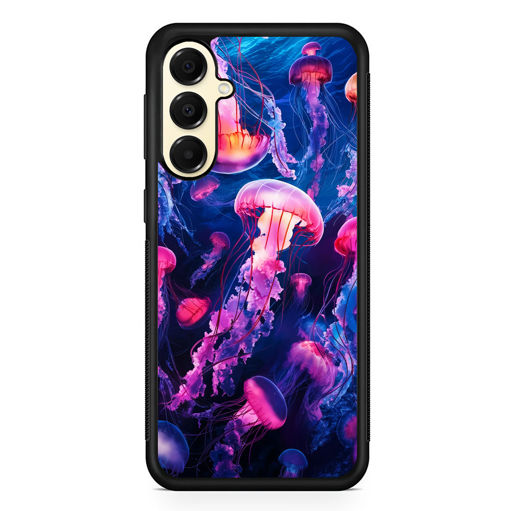 Jellyfish Drifting in The Ocean Samsung Galaxy A16 Case | Slim Rubber Samsung Galaxy A16 Case