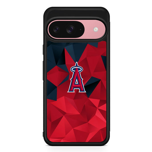 MLB Los Angeles Angels Team Google Pixel 9 Case | Google Pixel 9 Protective Rubber Case