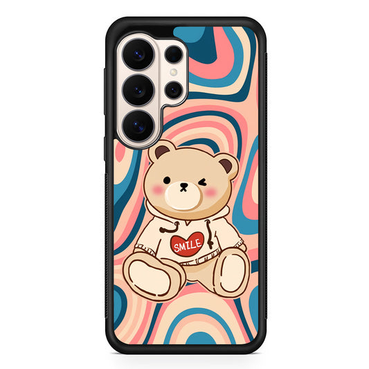 Cute Bear with Hoodie Samsung Galaxy S26 Ultra Case | Slim Protective Case for Samsung Galaxy S26 Ultra