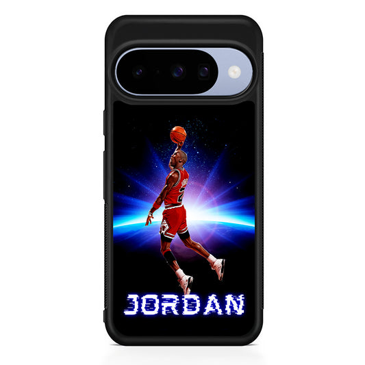Jordan Slam Dunk Galaxy Google Pixel 10 Case | Google Pixel 10 Rubber Protective Case