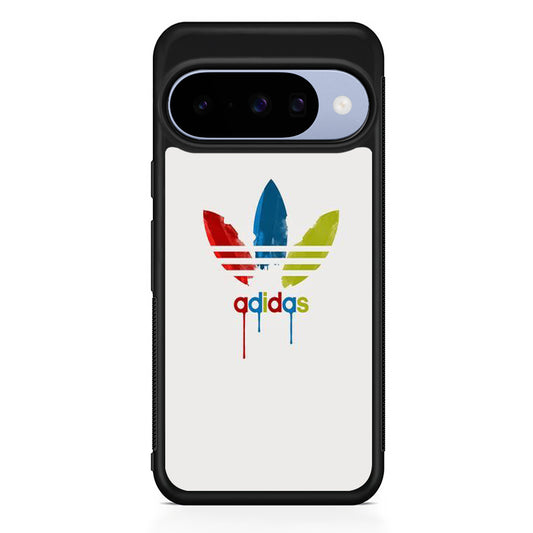 Adidas White Prime Painting Colour Google Pixel 10 Case | Google Pixel 10 Rubber Protective Case