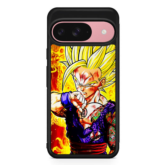 Gohan Super Saiyan 2 Google Pixel 9 Case | Google Pixel 9 Protective Rubber Case